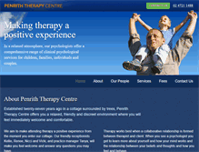 Tablet Screenshot of penriththerapy.com.au